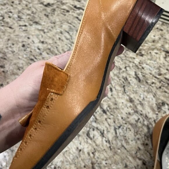 Magdesians California Women’s Loafers Brown Leather Suede Tassel Vintage Shoes 6 - Picture 6 of 14